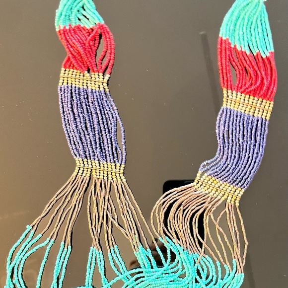 Chloe & Isabel Women's Seed Bead Boho Multistrand Necklace Multicolor - Picture 9 of 11